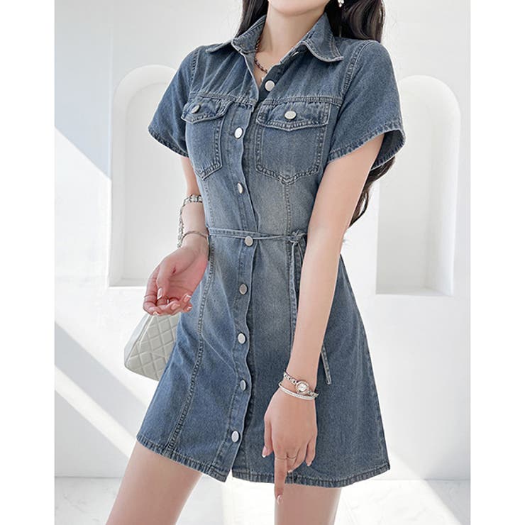 ワンピース レディース デニム | KawaiCat | 詳細画像3 