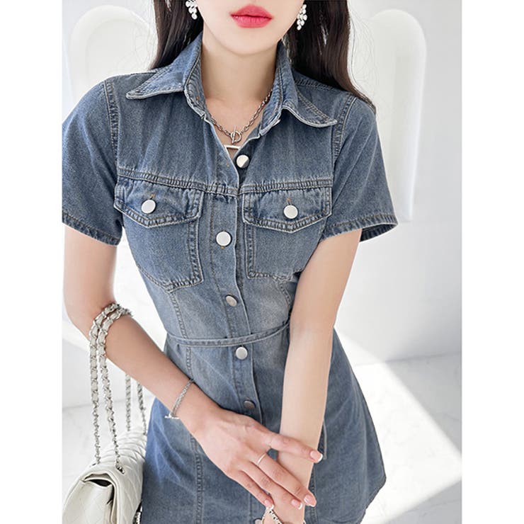 ワンピース レディース デニム | KawaiCat | 詳細画像6 