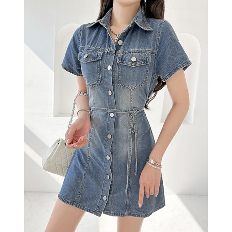 ワンピース レディース デニム | KawaiCat | 詳細画像7 