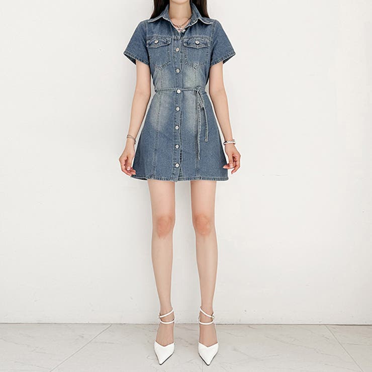 ワンピース レディース デニム | KawaiCat | 詳細画像8 