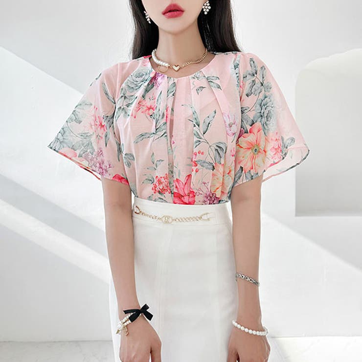 ブラウス レディース 半袖 | KawaiCat | 詳細画像5 