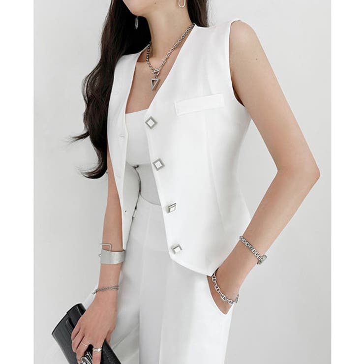 ベスト ノースリーブ レディース | KawaiCat | 詳細画像5 