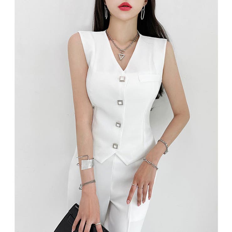 ベスト ノースリーブ レディース | KawaiCat | 詳細画像7 