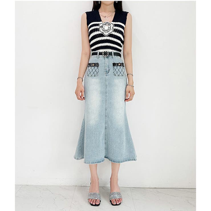 スカート レディース デニム | KawaiCat | 詳細画像6 