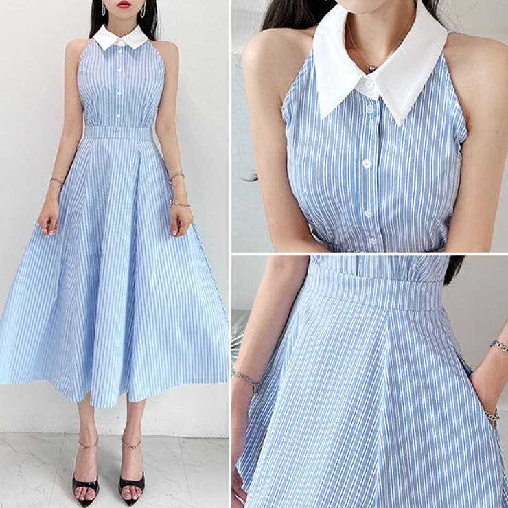 ワンピース レディース ストライプ | KawaiCat | 詳細画像3 