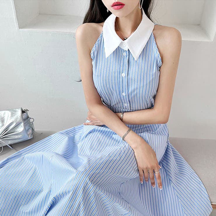 ワンピース レディース ストライプ | KawaiCat | 詳細画像8 