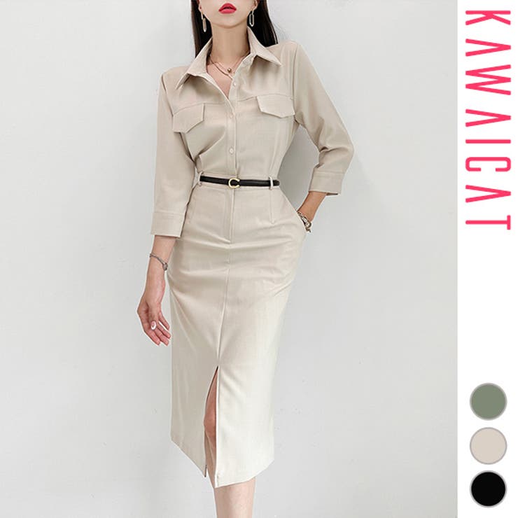 ワンピース レディース シャツワンピース | KawaiCat | 詳細画像1 