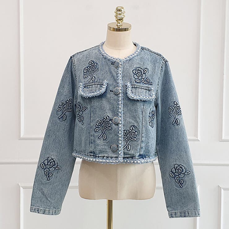 デニムジャケット ブルゾン レディース | KawaiCat | 詳細画像11 