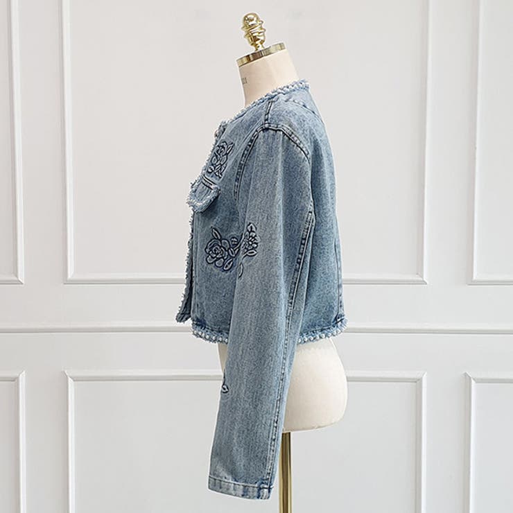 デニムジャケット ブルゾン レディース | KawaiCat | 詳細画像12 