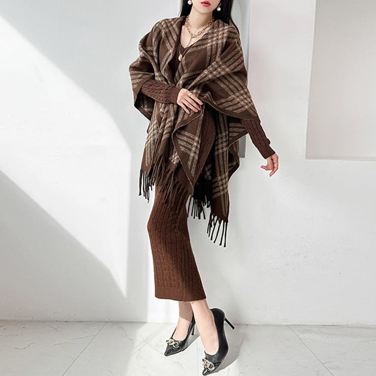 ショール ポンチョ ケープ | KawaiCat | 詳細画像5 