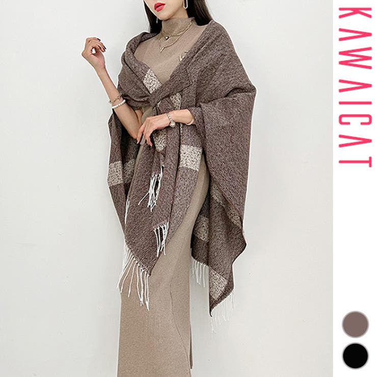 ショール ポンチョ ケープ | KawaiCat | 詳細画像1 