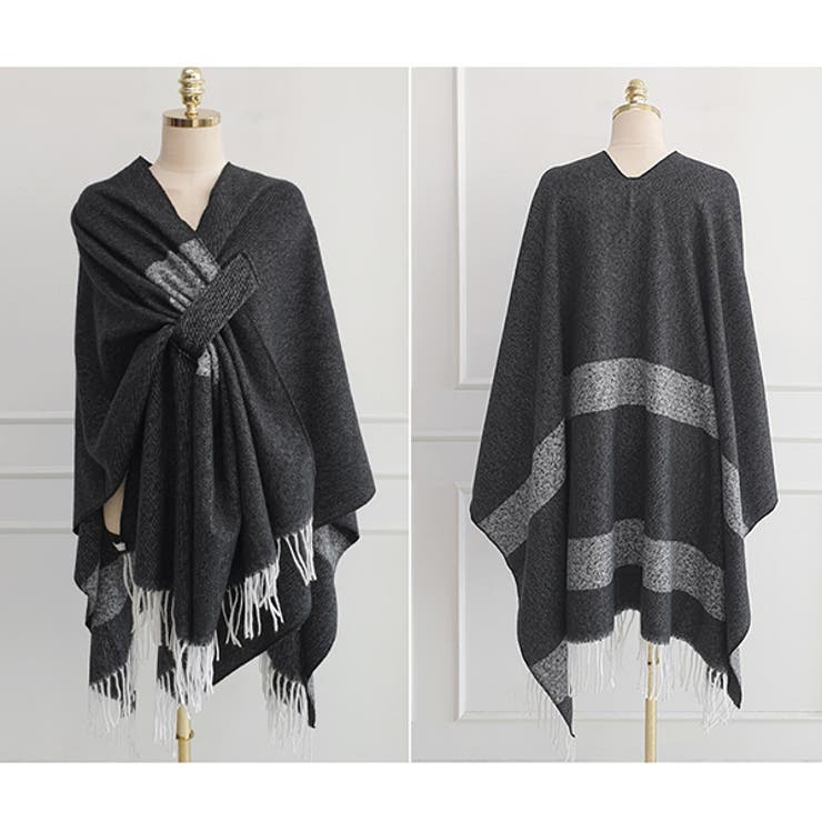 ショール ポンチョ ケープ | KawaiCat | 詳細画像17 