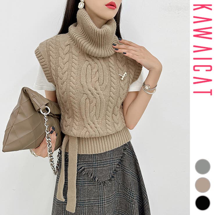 ベスト ニット レディース | KawaiCat | 詳細画像1 