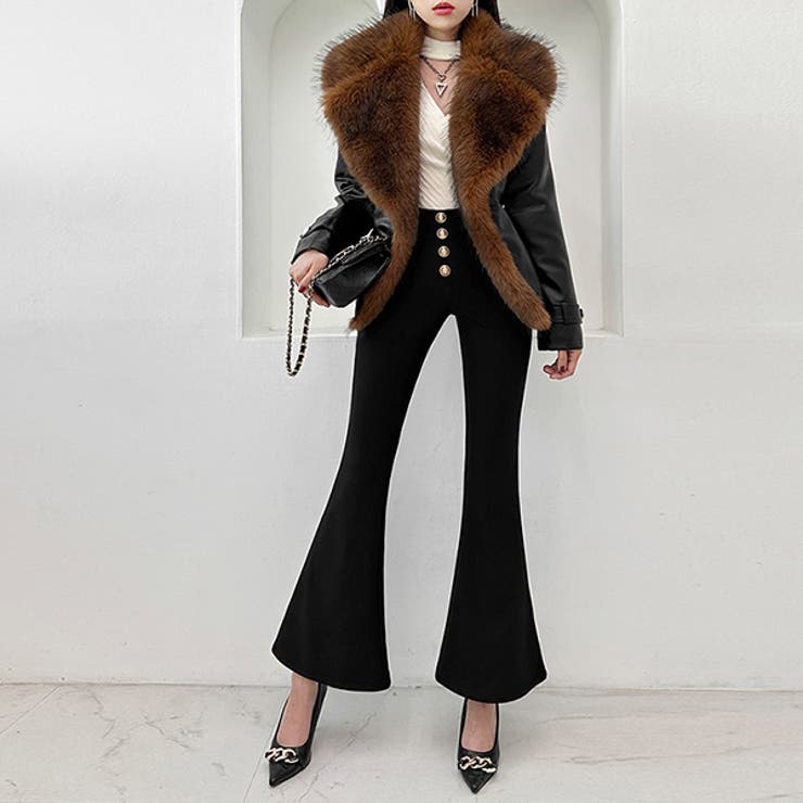 裏起毛 パンツ レディース | KawaiCat | 詳細画像9 