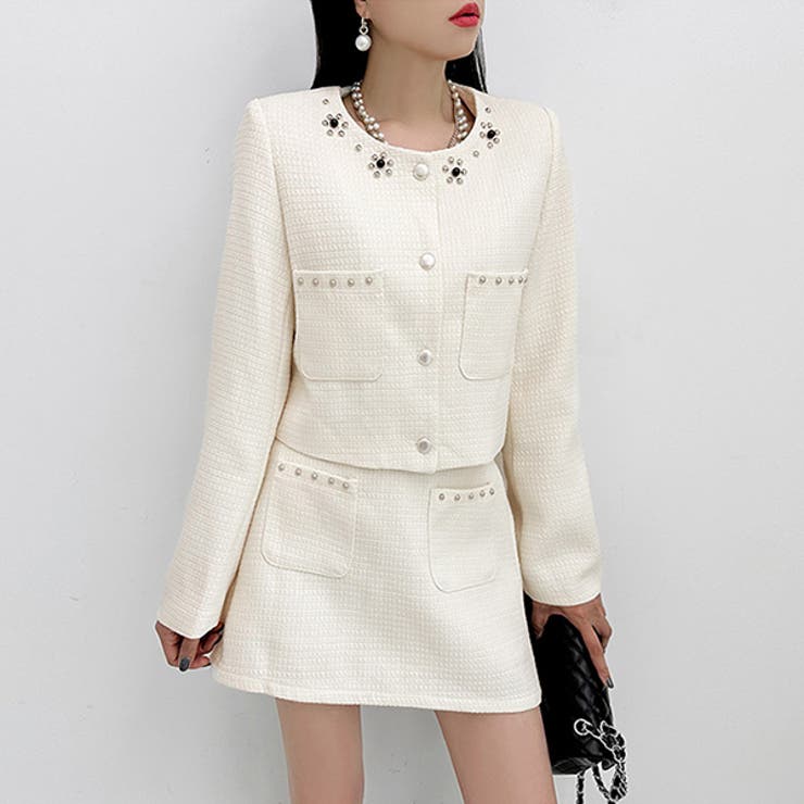 セットアップ レディース ツイード | KawaiCat | 詳細画像10 