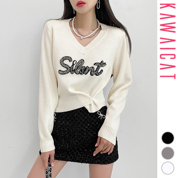 ニット トップス レディース | KawaiCat | 詳細画像1 