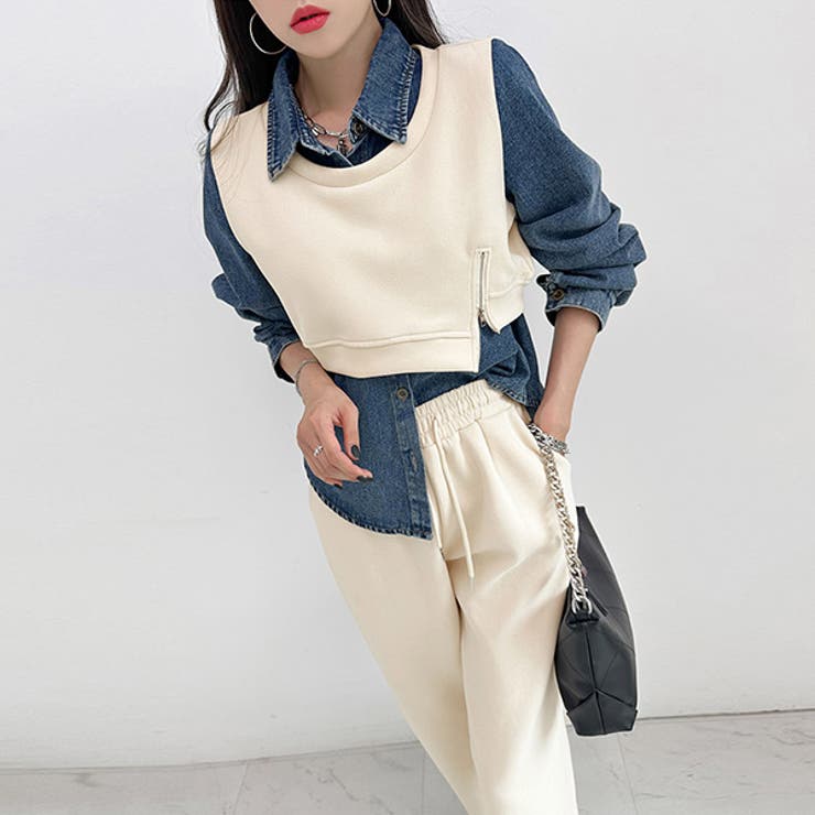 シャツ レディース デニム | KawaiCat | 詳細画像8 