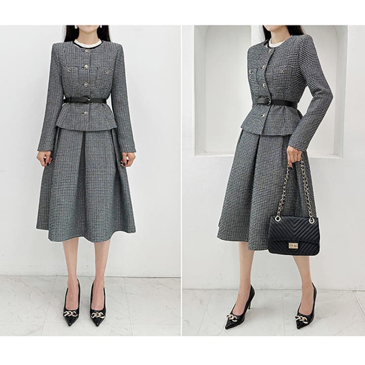 セットアップ レディース ツイード | KawaiCat | 詳細画像5 