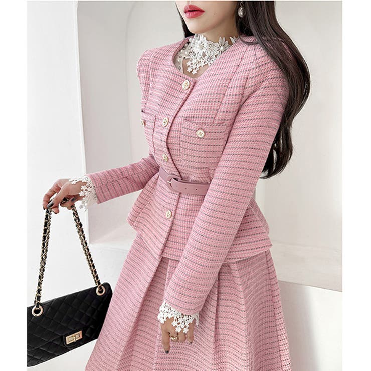 セットアップ レディース ツイード | KawaiCat | 詳細画像12 