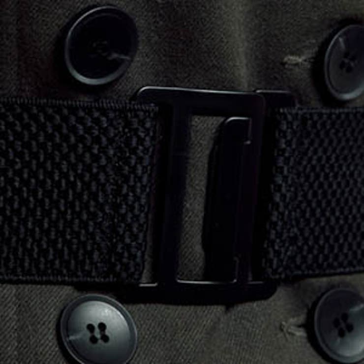 【jk7502】ダブルボタンデザイン＆ファスナー2重構造で暖かい♪裾と袖別素材の… | KawaiCat | 詳細画像6 