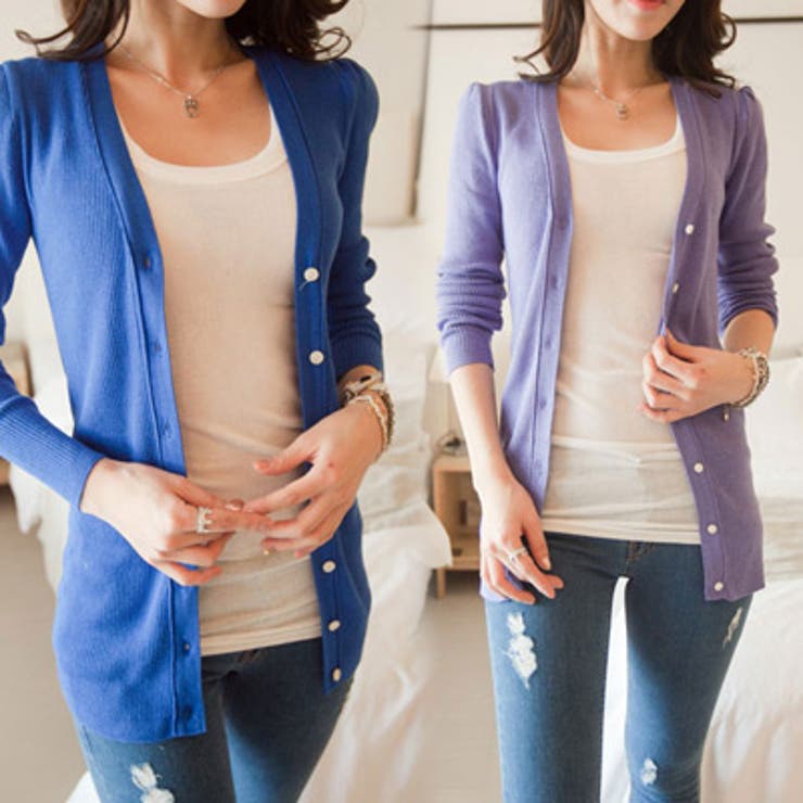 【jk8356】POPな春カラーでコーデを盛り上げてくれるカーディガン デイリー… | KawaiCat | 詳細画像3 