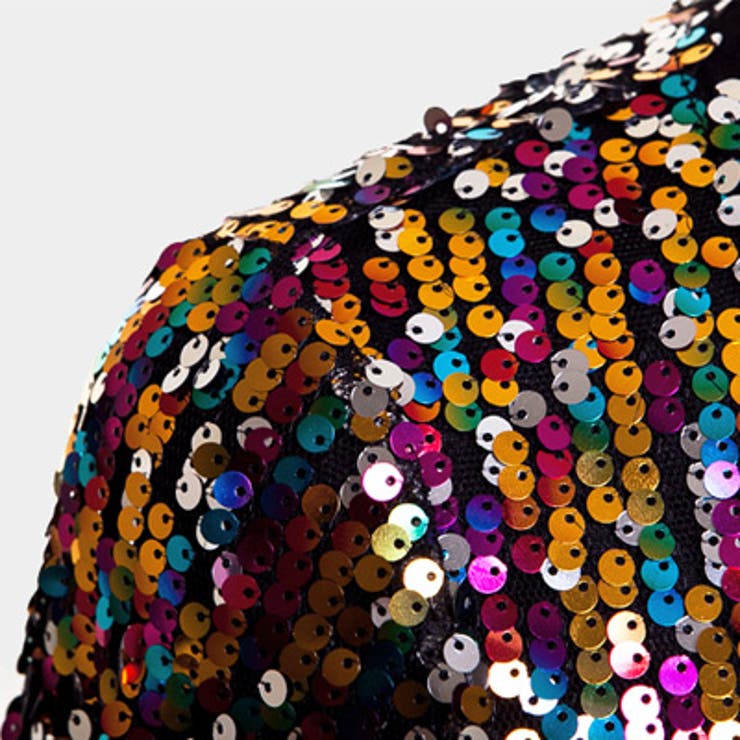 キラキラ目を引くスパンコールでインパクト大◎高級感漂うカラースパンコールショート… | KawaiCat | 詳細画像5