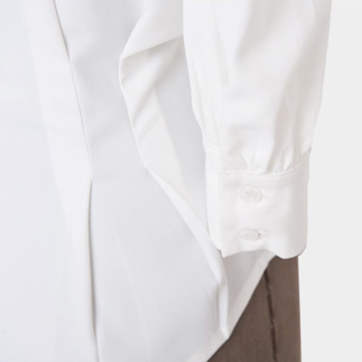 シンプルで色んなアイテムと合わせやすい腰ピンタックボリュームブラウス | KawaiCat | 詳細画像6