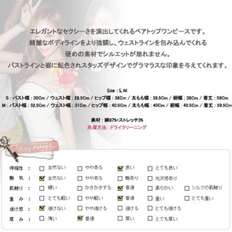  硬めの素材でボディラインを包み込んでくれるアイテムです♪裾とバストラインにシル… | KawaiCat | 詳細画像10 