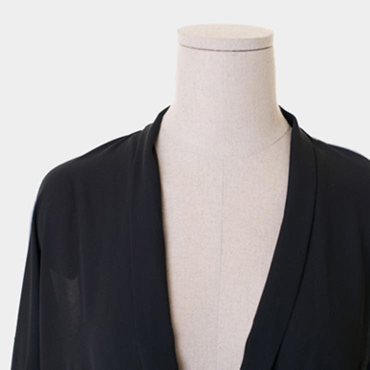 【ts9599】ルーズなシルエットでオシャレなスタイリングが完成 シフォン切り替… | KawaiCat | 詳細画像8 
