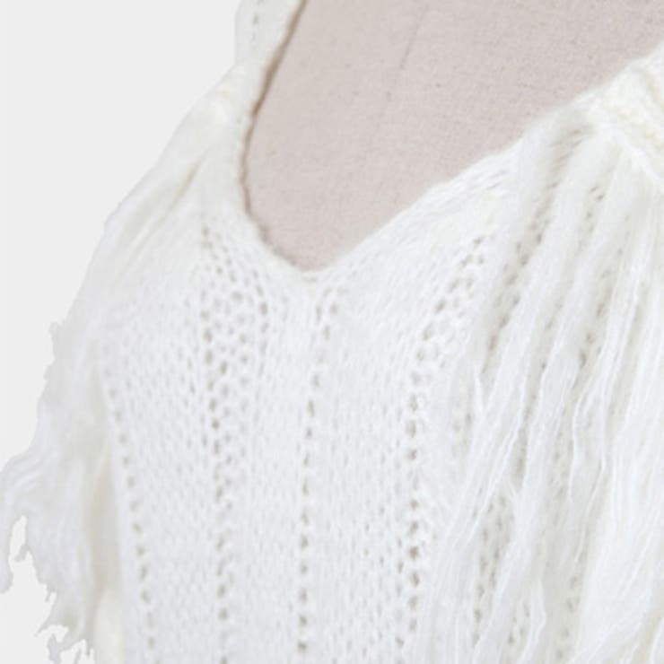 大きなツイストやフリンジディティールで可愛らしさUp!フリンジポイントフロントツ… | KawaiCat | 詳細画像8