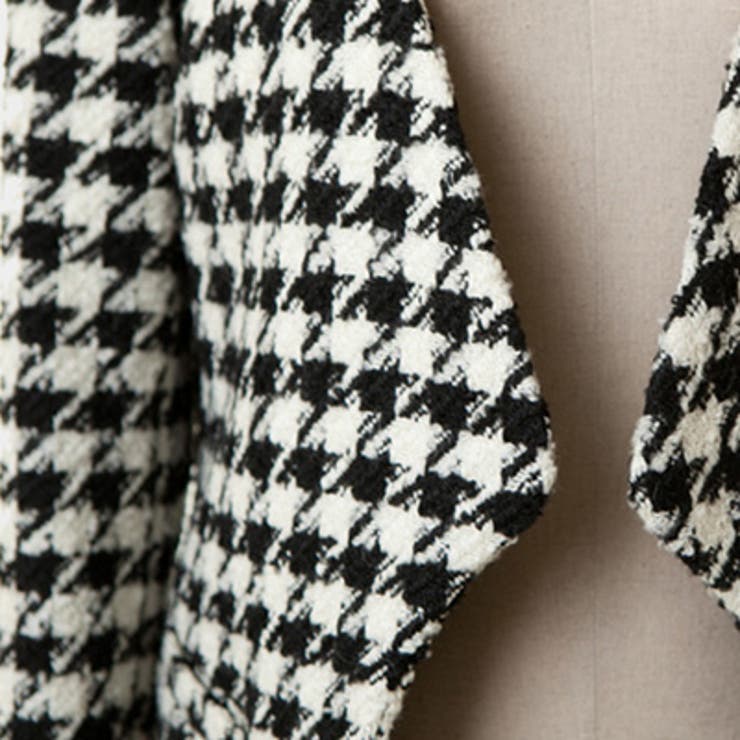 【jk9879】ワンピースにもパンツにもマッチするショート丈デザイン 千鳥柄ノー… | KawaiCat | 詳細画像9 