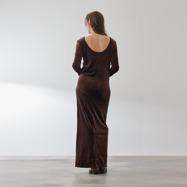 ベロアバックシャンワンピース≪手洗い可能≫ | QUEENS COURT | 詳細画像2 