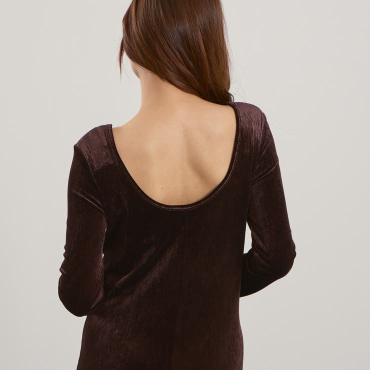 ベロアバックシャンワンピース≪手洗い可能≫ | QUEENS COURT | 詳細画像6 