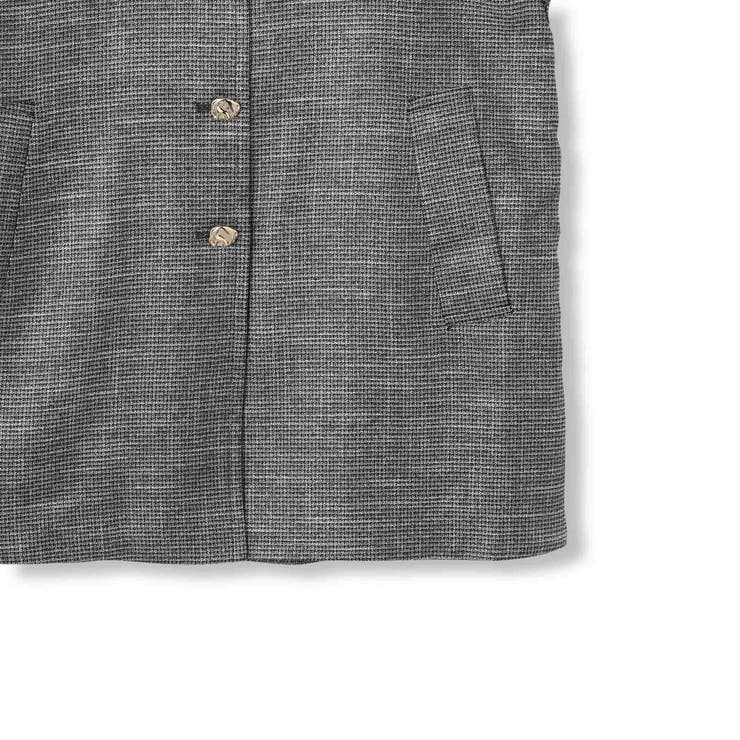 ツィード調ハウンドトゥースノーカラーコート≪手洗い可能≫ | QUEENS COURT | 詳細画像14 