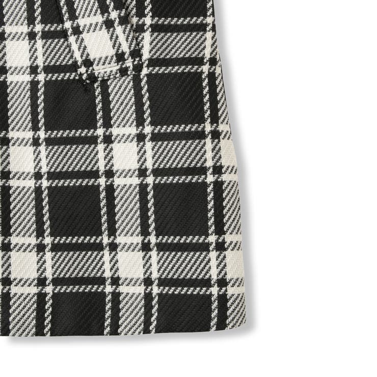 ツィーディチェックノーカラーコート≪手洗い可能≫ | QUEENS COURT | 詳細画像12 