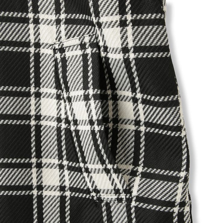 ツィーディチェックノーカラーコート≪手洗い可能≫ | QUEENS COURT | 詳細画像13 
