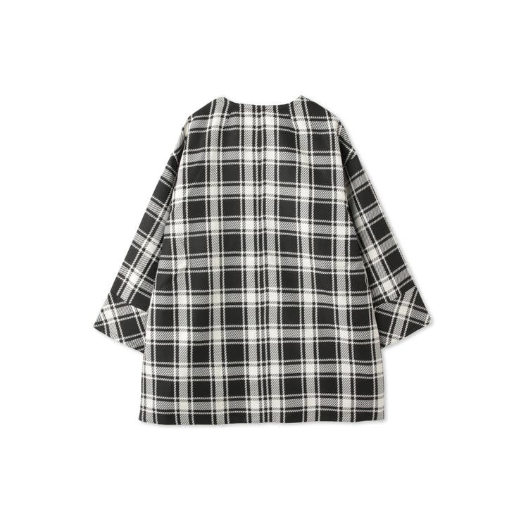 ツィーディチェックノーカラーコート≪手洗い可能≫ | QUEENS COURT | 詳細画像8 