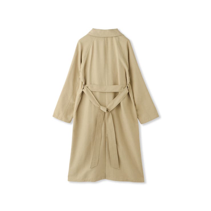 スウェードライクピーチガウントレンチコート | QUEENS COURT | 詳細画像2 