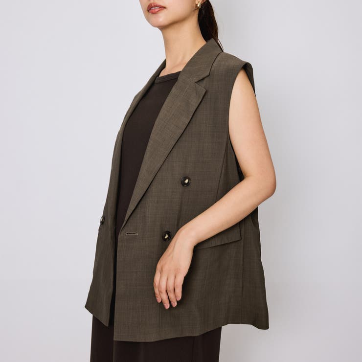 ハイツイストクロスジレベスト≪手洗い可能≫ | QUEENS COURT | 詳細画像10 