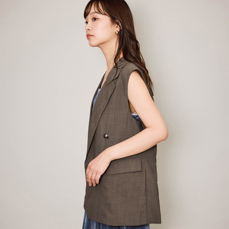 ハイツイストクロスジレベスト≪手洗い可能≫ | QUEENS COURT | 詳細画像5 