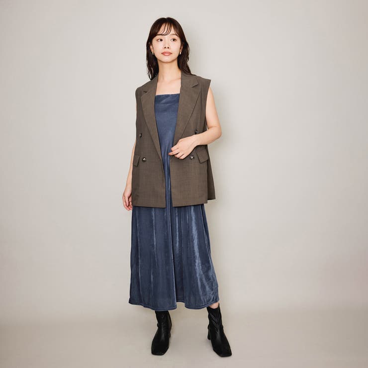 ハイツイストクロスジレベスト≪手洗い可能≫ | QUEENS COURT | 詳細画像8 