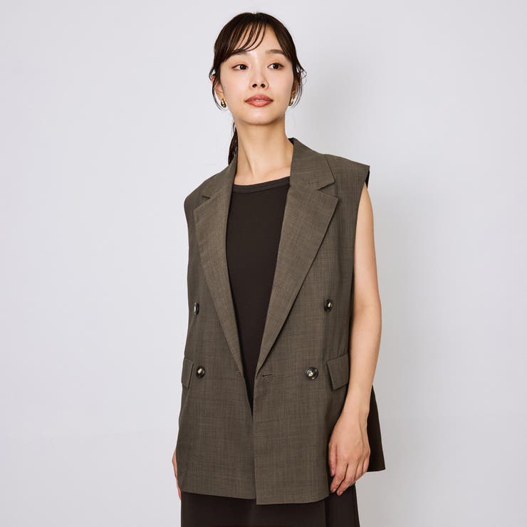 ハイツイストクロスジレベスト≪手洗い可能≫ | QUEENS COURT | 詳細画像9 