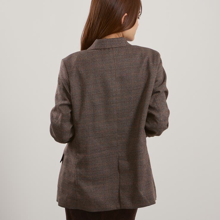 マルチグレンチェックテーラードジャケット≪手洗い可能≫ | QUEENS COURT | 詳細画像5 