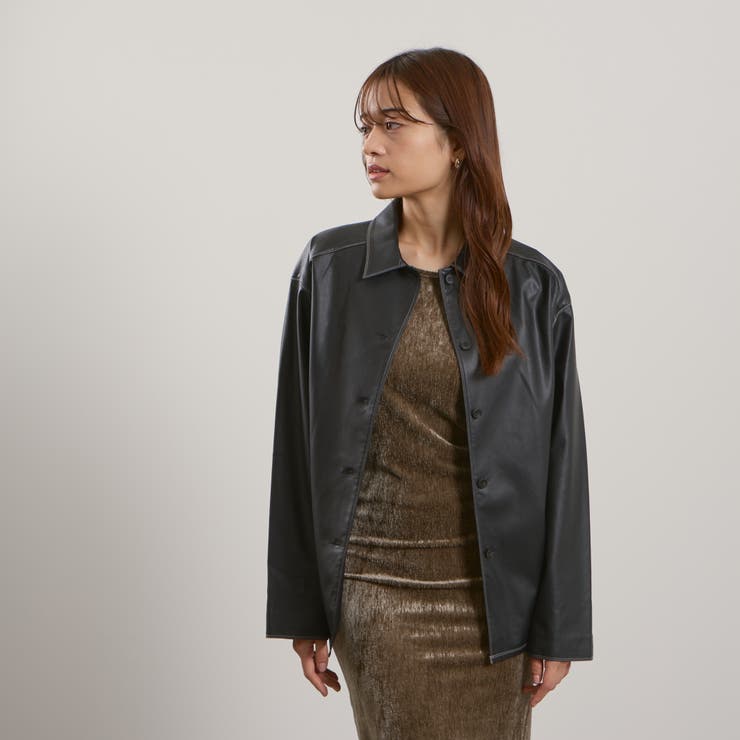 シープナッパチョウステンカラージャケット | QUEENS COURT | 詳細画像2 