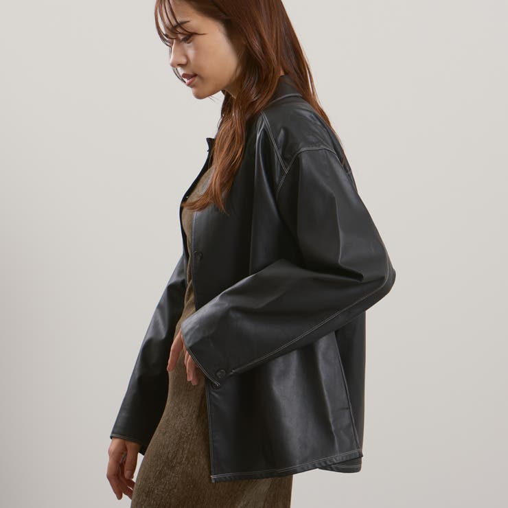 シープナッパチョウステンカラージャケット | QUEENS COURT | 詳細画像3 