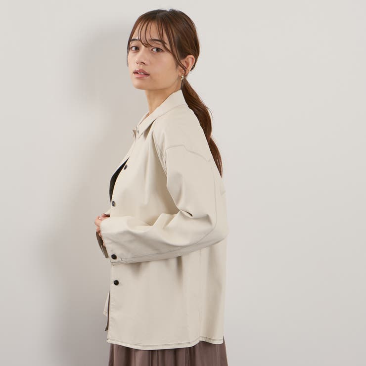 シープナッパチョウステンカラージャケット | QUEENS COURT | 詳細画像8 