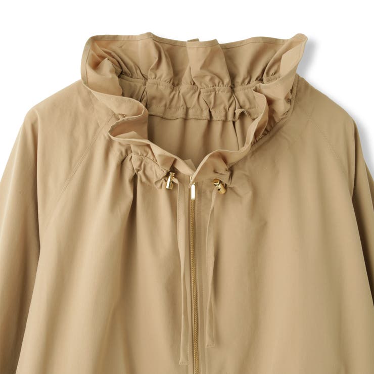 2WAYサーブルクロスフリルネックブルゾン | QUEENS COURT | 詳細画像13 