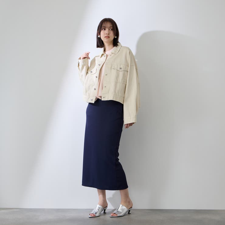 カラーデニムボクシーフィットブルゾン≪洗濯機で洗える≫ | QUEENS COURT | 詳細画像13 