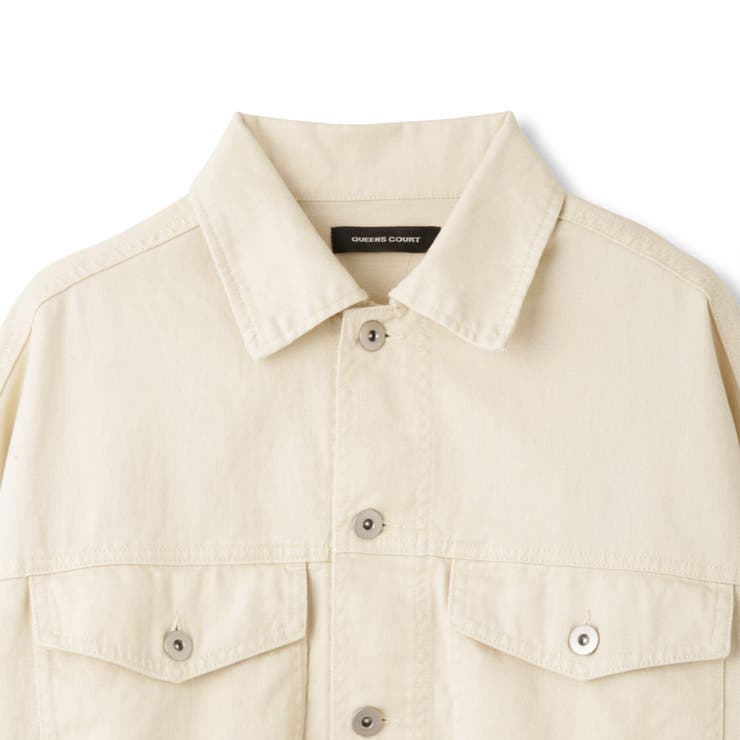 カラーデニムボクシーフィットブルゾン≪洗濯機で洗える≫ | QUEENS COURT | 詳細画像18 