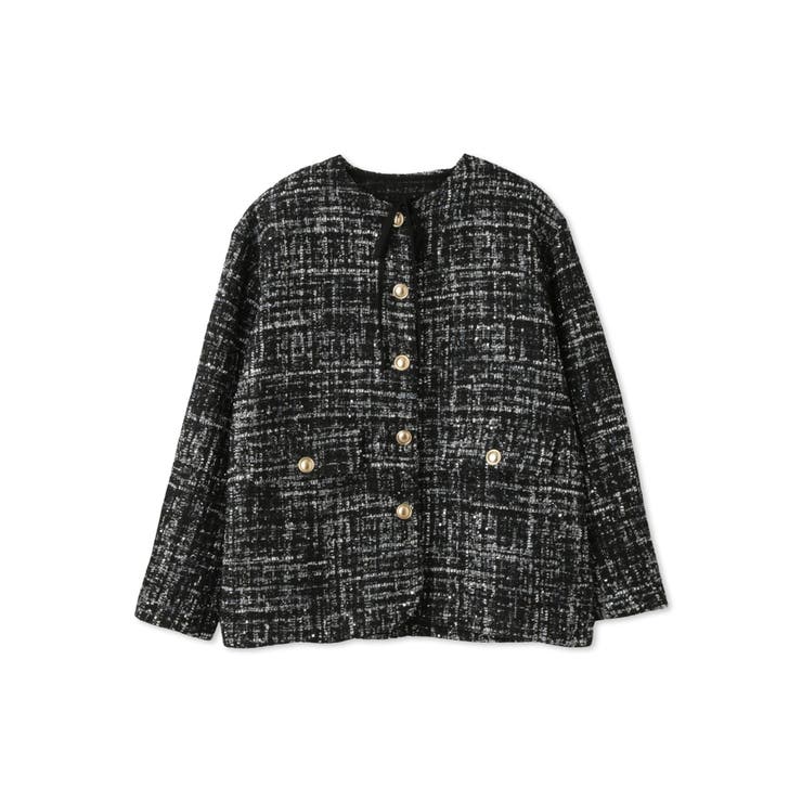 チュールレイヤーセットツィードジャケット | QUEENS COURT | 詳細画像18 